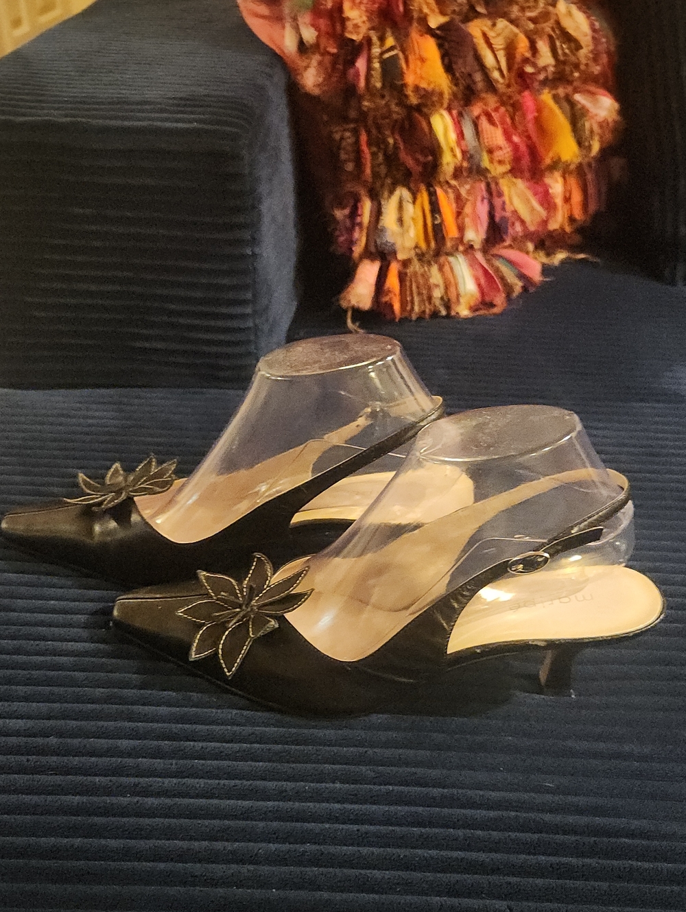 Maripe SZ 8.5 Slingback Kitten Heel